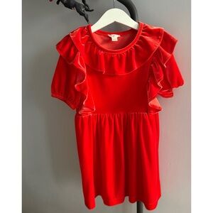 Crewcuts Scarlet Ruffle Sleeve Dress